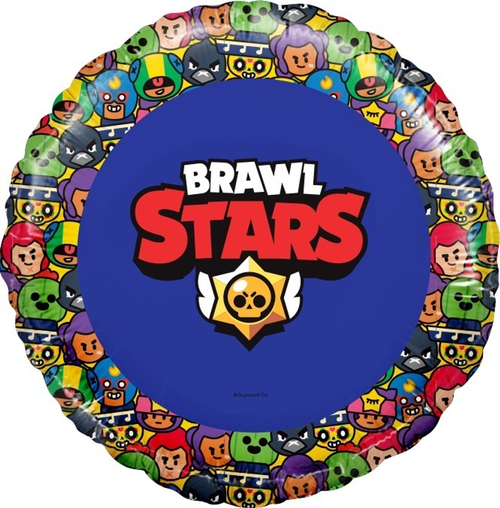 Круг "Brawl Stars" синий