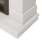 Каминокомплект Real Flame Selena STD WT с очагом Majestic Lux Black