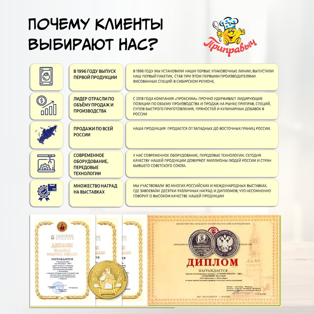 Суп быстрого приготовления Приправыч перловый с мясом 60 гр. 1 шт. 3 порций