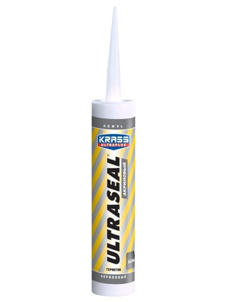 KRASS ULTRASEAL Герметик акриловый Белый 260мл (LAKRA)