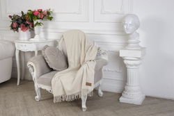 Плед 150х200 Italian Woollen Treasures S.r.l. Lara 1 Италия интерьер