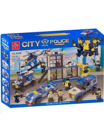 Конструктор Сити полицейский участок 505 деталей A336