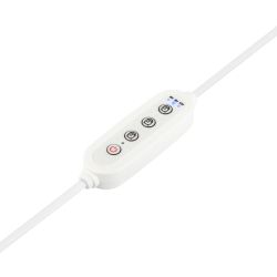 Разветвитель сетевой для линейных светильников ЭРА 5х IEC C7 2pin+timer на 5 точек с таймером 9, 12, 15H 2м | Аксессуары для фито светильников