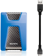 Внешний диск HDD 2.5'' ADATA AHD650-1TU31-CBL