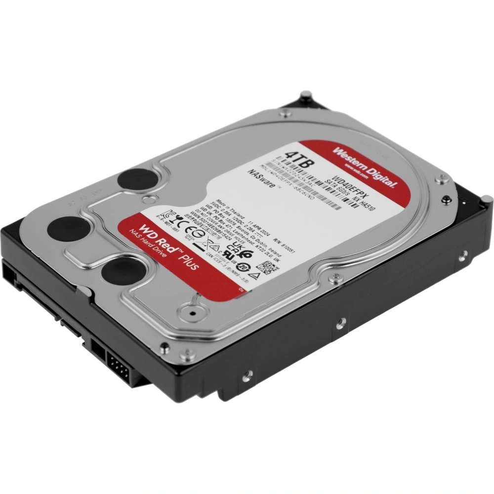 Жесткий диск HDD WD 3.5" NAS 4TB Red Plus SATA III WD40EFPX