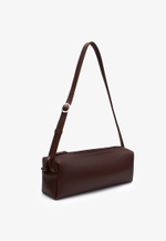 сумка на плечо BRICK темно-коричневая