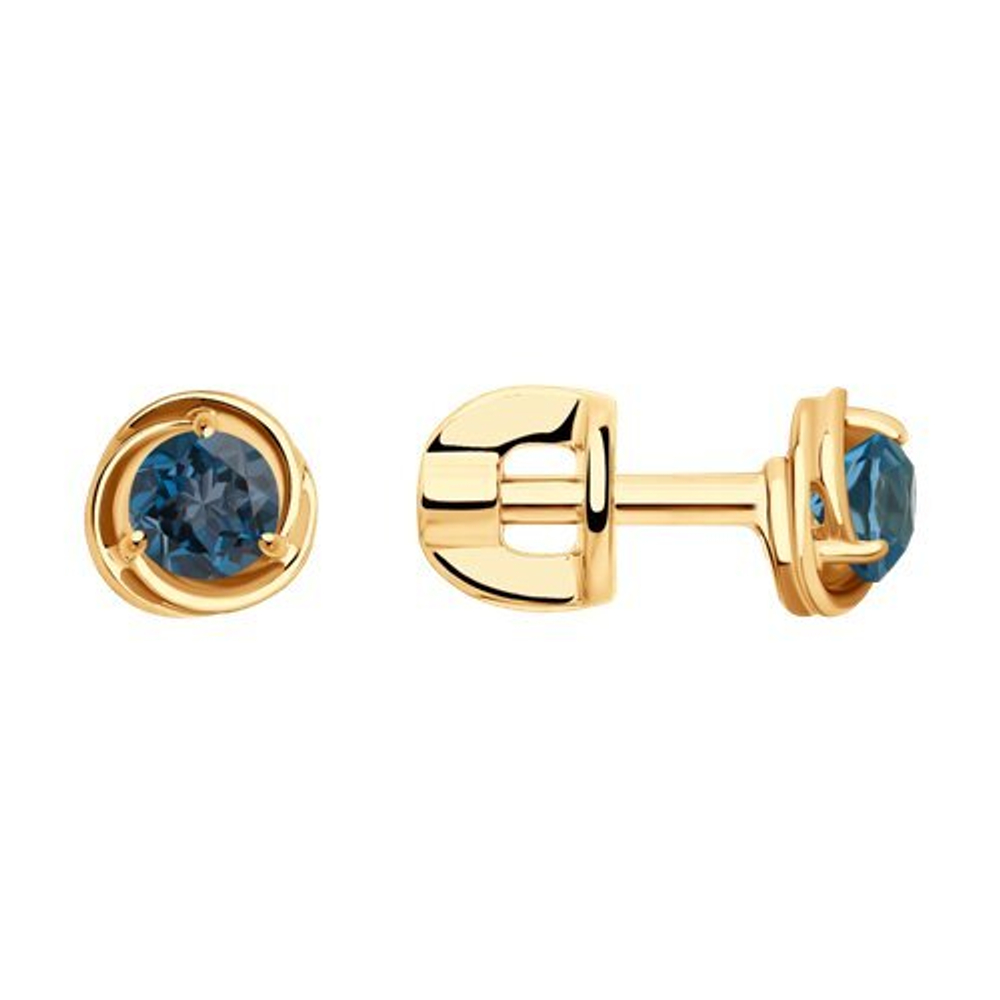 Серьги из золота 585 пробы