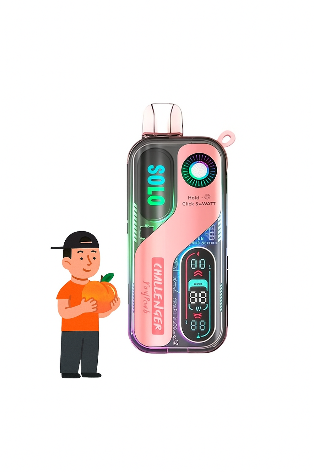 SOLOBAR SOLO 30K — Juicy Peach (5% nic)