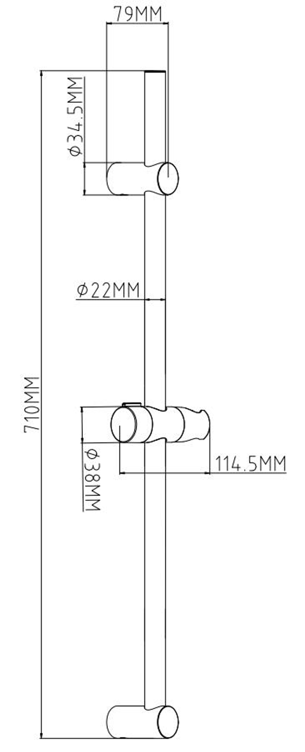 Душевая стойка ESKO арт.SR705