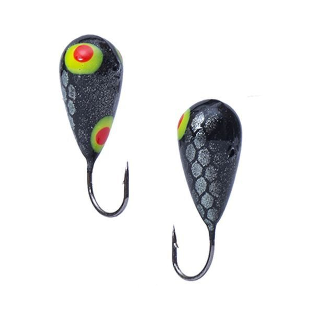 Мормышка КАПЛЯ ОТВЕРСТИЕ, #344, 10 шт 0,4 г