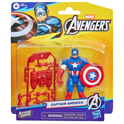Hasbro MARVEL Avengers - Фигурка Капитан Америка 11,5 см ActionVerse G2847