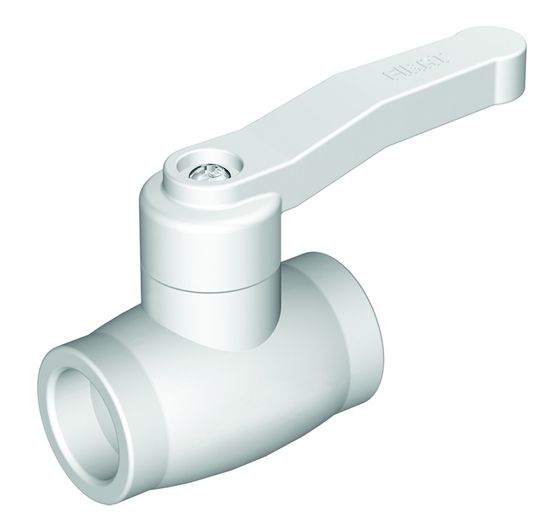 Полипропиленовый (ПП) кран Ø25 под "пайку"