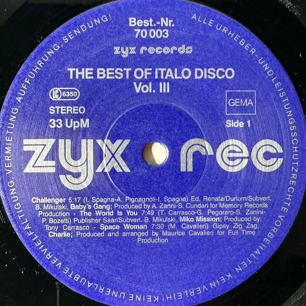 Сборник The Best Of Italo Disco Hits Vol. III 2LP (Германия 1985г.)