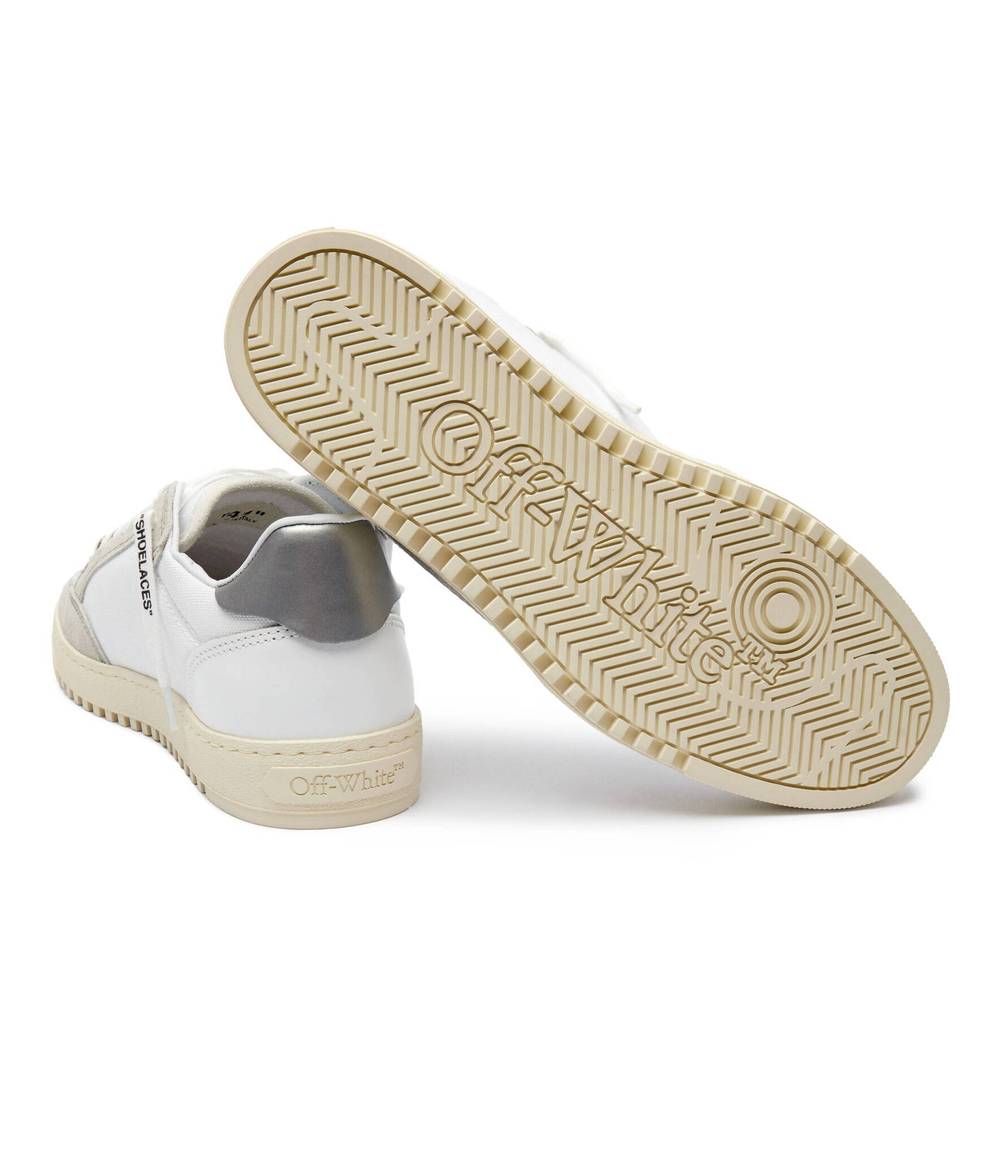 Кожаные кроссовки 5.0 OFF-WHITE - белый(OMIA227F 24LEA001)