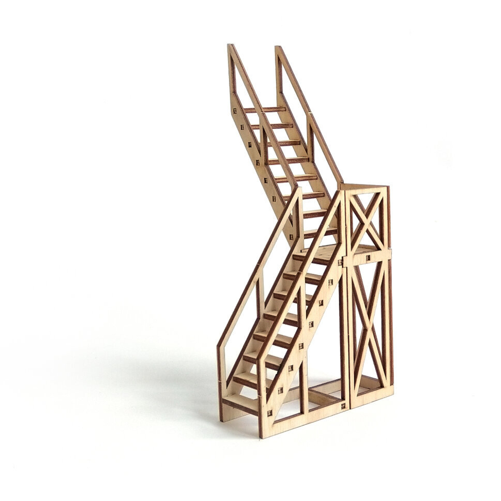 Римский каструм - лестница от Армарика - деревянный конструктор, сборная модель, 3D пазл