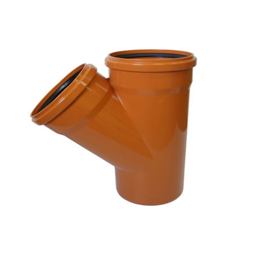 ТРОЙНИК КОСОЙ VALFEX НАРУЖ/КАНАЛ 160Х160Х45*НК РЫЖАЯ