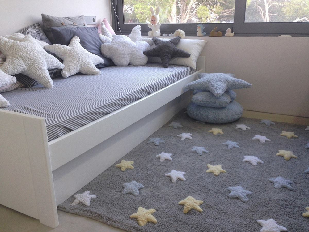 Ковер Lorena Canals Tricolor Stars Grey-Blue (120 x 160 см)