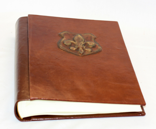 Фотоальбом из натуральной кожи "Лилия" 23*32