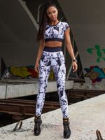 Леггинсы Comics, White and Black