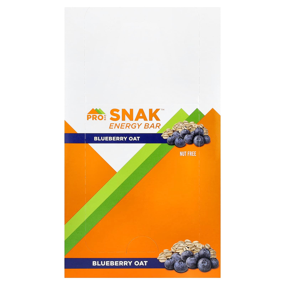ProBar, SNAK™, энергетический батончик, овсянка с голубикой, 12 батончиков по 45 г (1,6 унции)