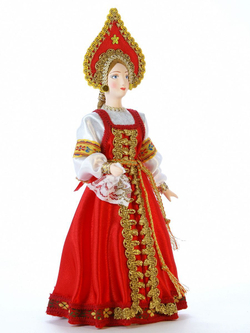 Кукла коллекционная Водоноска-казачка в летнем платье