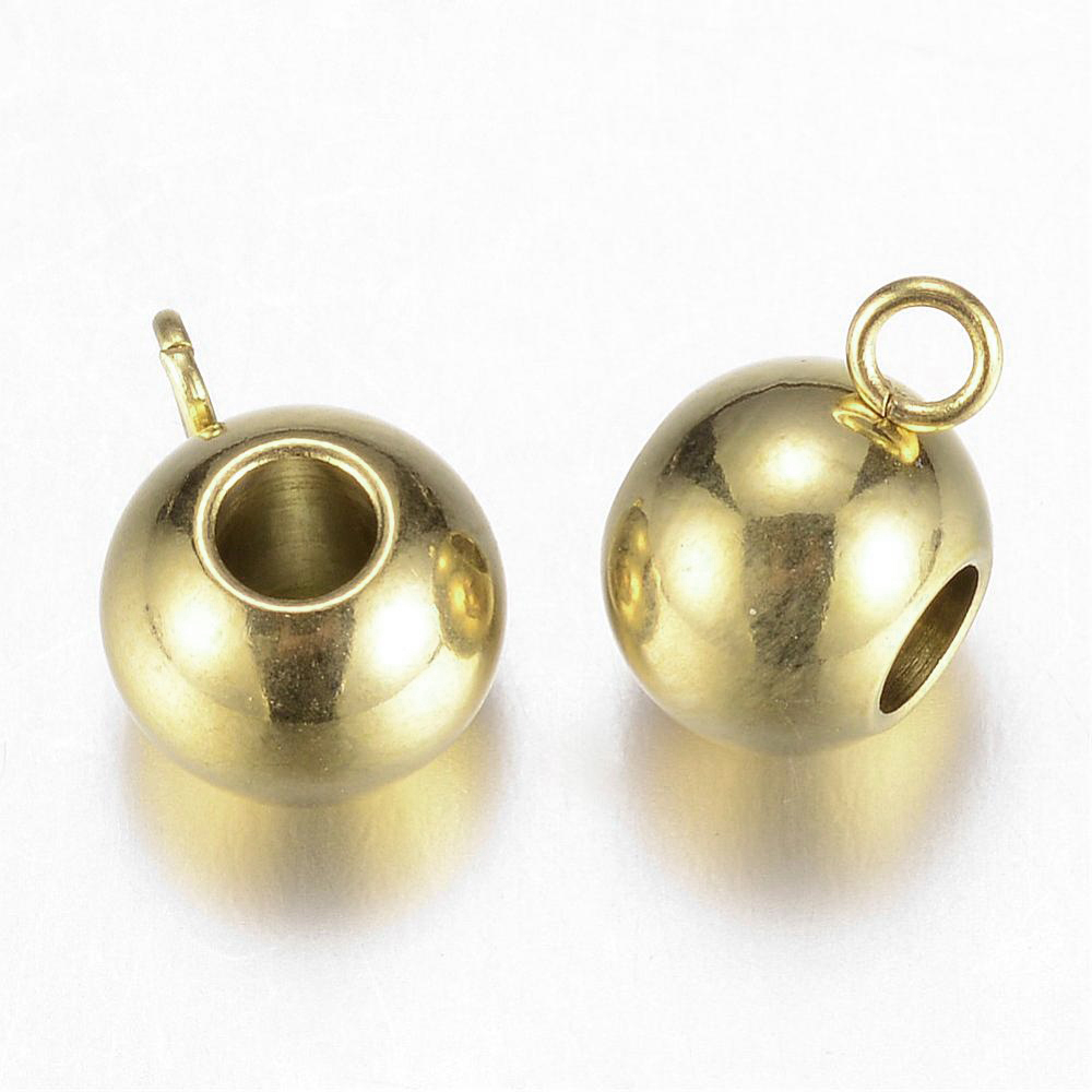 M773 Держатель, 11*8*6.5мм, шарик гладкий, золотист. цвета