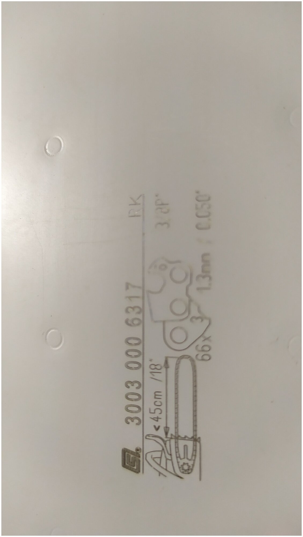 Шина пильная STIHL R45 18'' 3/8'' 1,3мм 66шт (3003-000-6317)