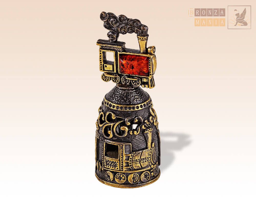 колокольчик Паровоз дымит