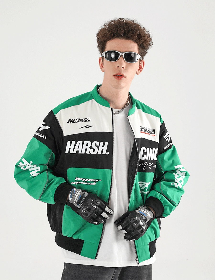 Куртка HARSHandCRUEL "Racing" Nylon Jacket