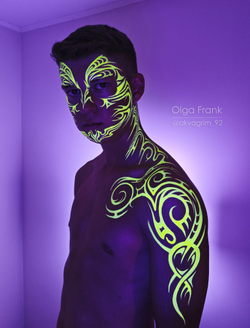 Аквагрим MAG неоновый светло-желтый 30 гр