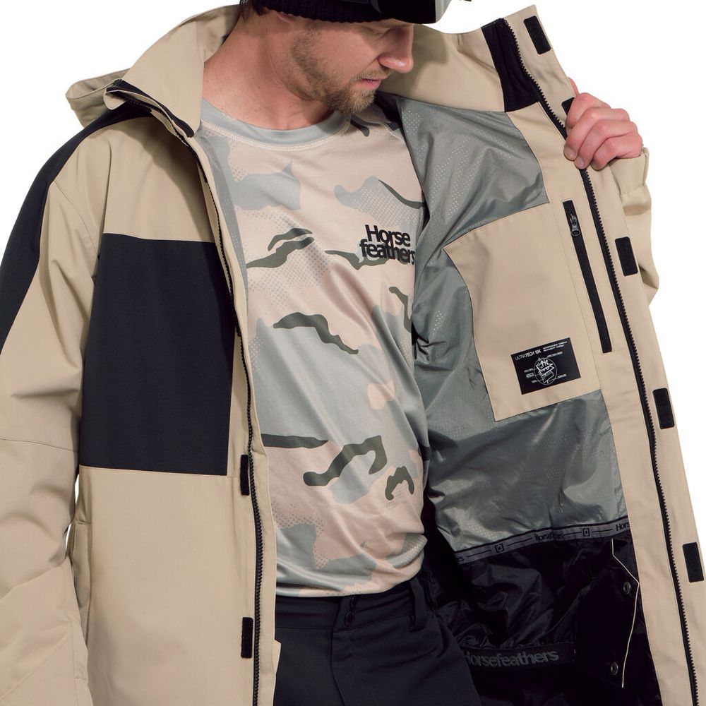 Куртка мужская сноубордическая Horsefeathers ENVOY JACKET (mojave/black)