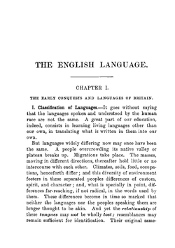 The English Language. A Brief History of Its Grammatical Changes and Its Vocabulary. with Exercises On Synonyms, Prefixes and Suffixes, Word-Analysis and Word-Building | Brainerd Kellogg