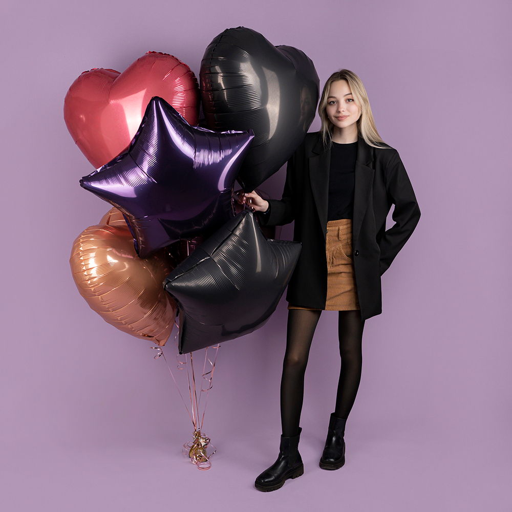 Сердце 30" Графит Agura