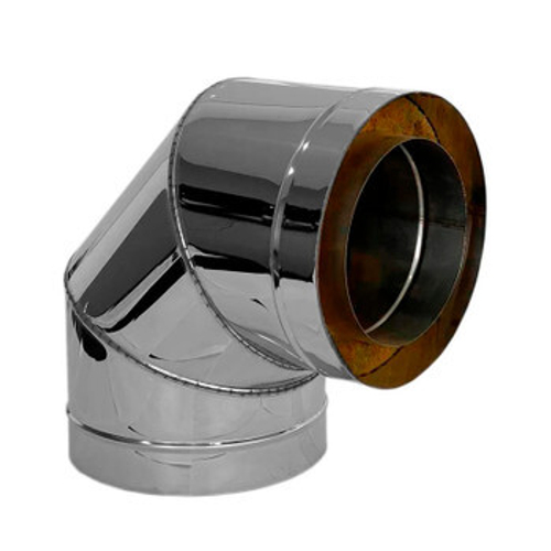 Колено сэндвич 90° D 200х280 430 оцинкованная сталь 0,5х0,5 мм