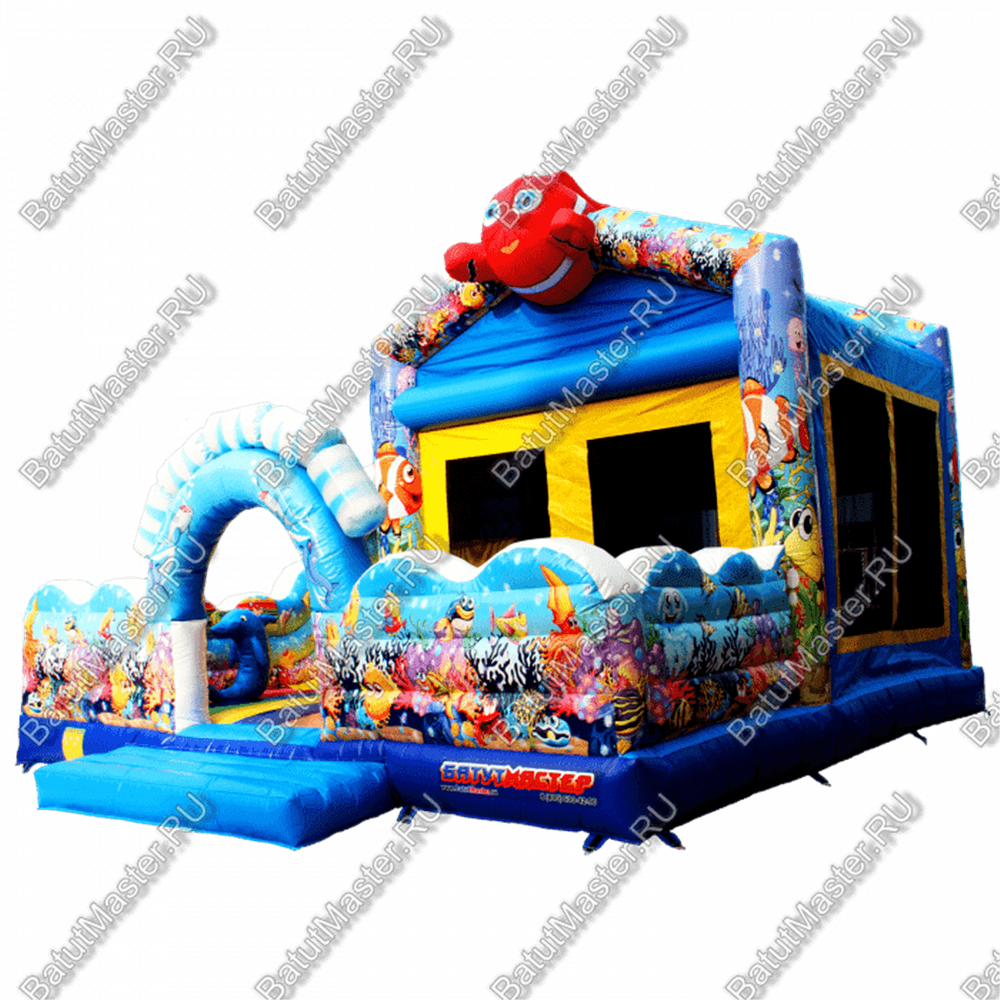 Коммерческий надувной батут "Немо" 8*7*6 м