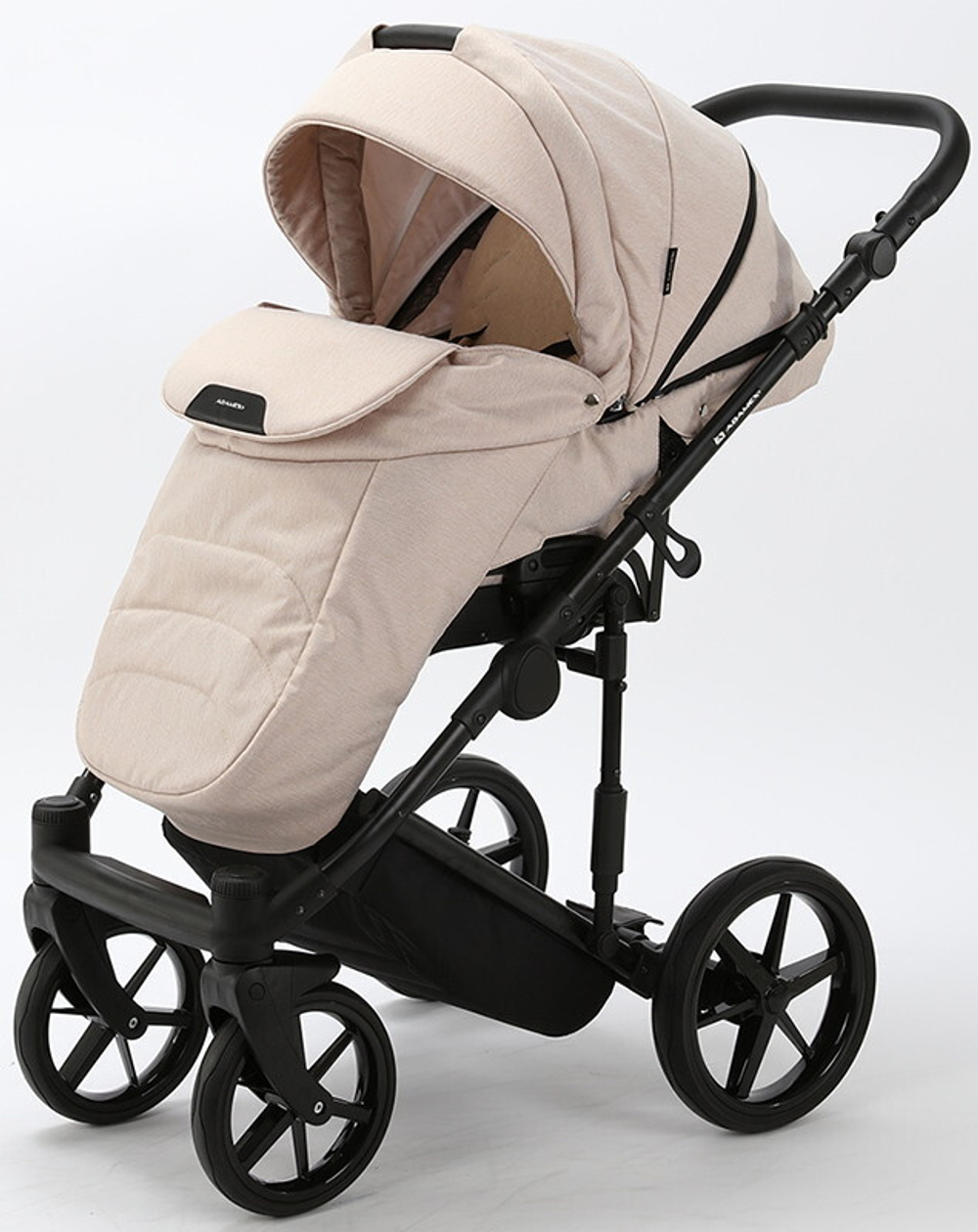 Детская коляска Adamex Zico 2 в 1 Z-TK20 СВ.БЕЖ.ТК