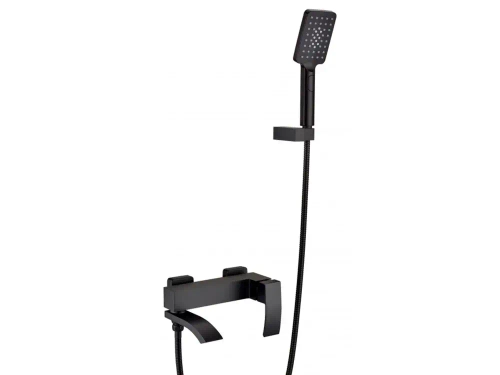 Смеситель для ванны с ручным душем RIMERO RM3207BL (Черный матовый)