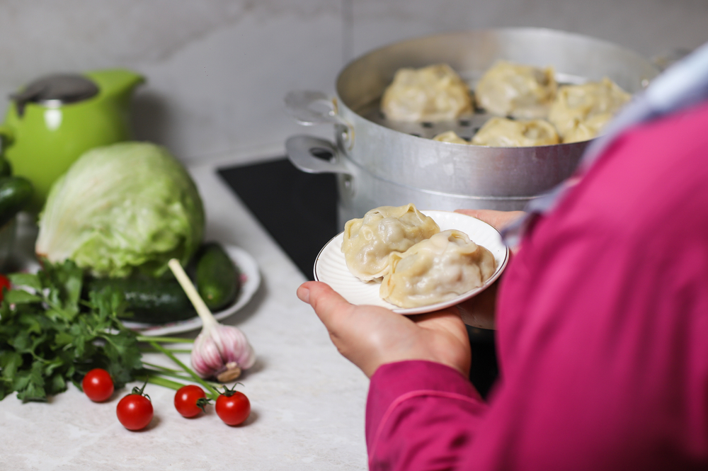 Манты из домашней индейки с картофелем, 500г