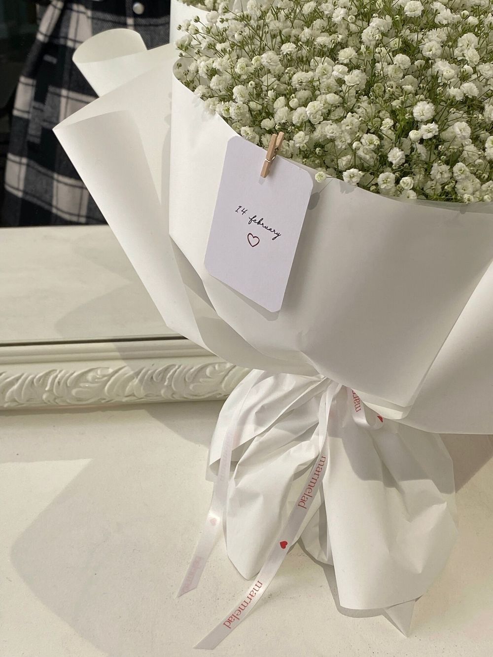 Гипсофила белая в оформлении