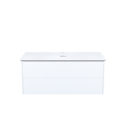 Тумба подвесная IDDIS Aiger, со столешницей, 100 см, белый, AIG10W0i95K