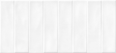 Настенная плитка Pudra кирпич рельеф белый (PDG054D)