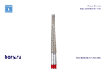 Бор алмазный красный Frank Dental типа FG - D.848.016.F.FG