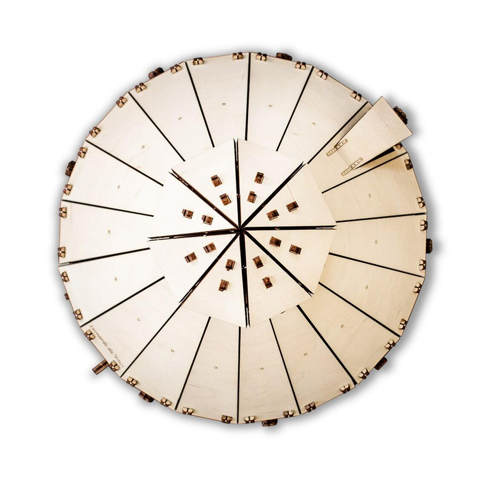 Деревянный конструктор Танк Да Винчи (EWA)