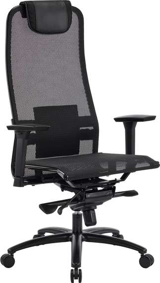 Кресло Everprof Deco Black Lux Сетка Черный