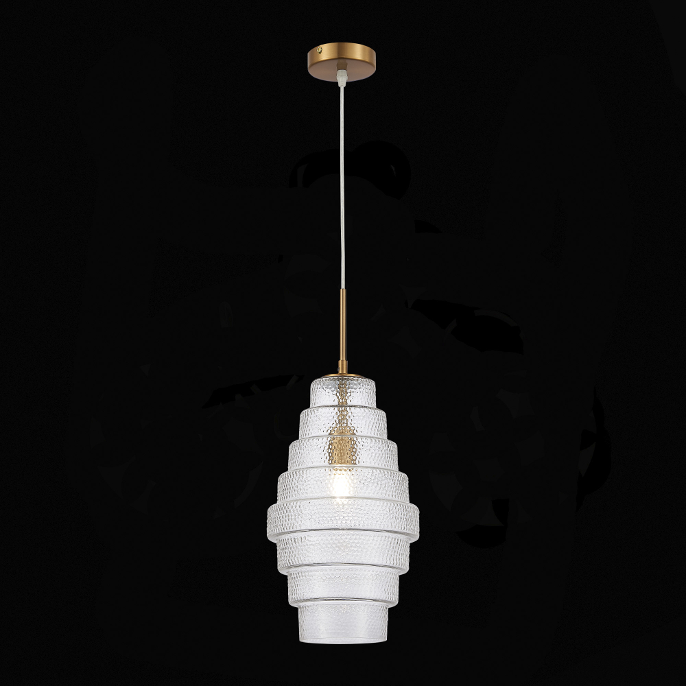 SL1001.213.01 Подвес ST-Luce Латунь/Прозрачный E27 1*40W