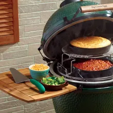 Керамический гриль Big Green Egg L Large (большой), 46 см, на ножках с рукояткой