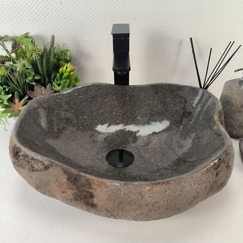 Раковина из речного камня RS-65171 47*36*15 0861