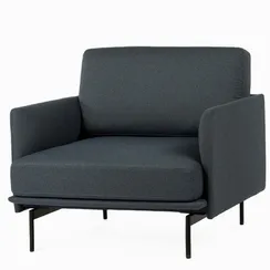 Кресло Bebe, тёмно-синяя водоотталкивающая ткань