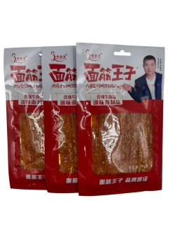 Китайские снеки острые из соевого мяса ( 3уп по 76гр)