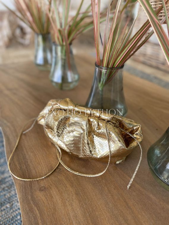 Клатч из кожи питона BG-452